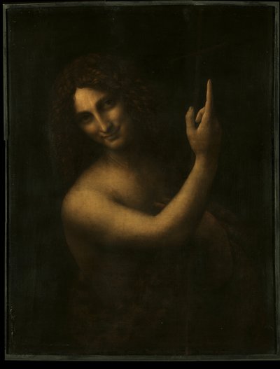 Heilige Johannes de Doper door Leonardo da Vinci